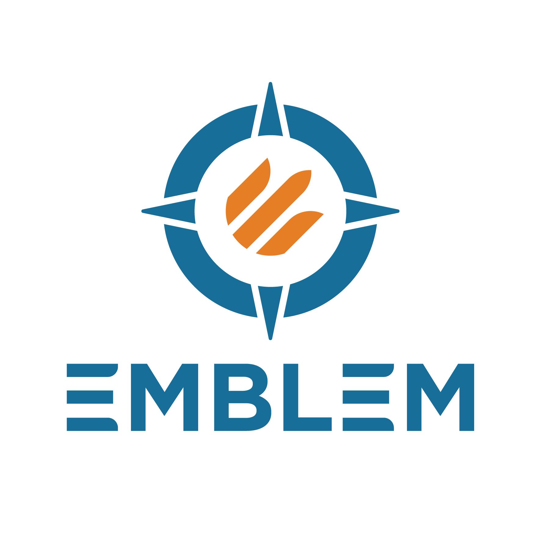 EMBLEM career identity logo